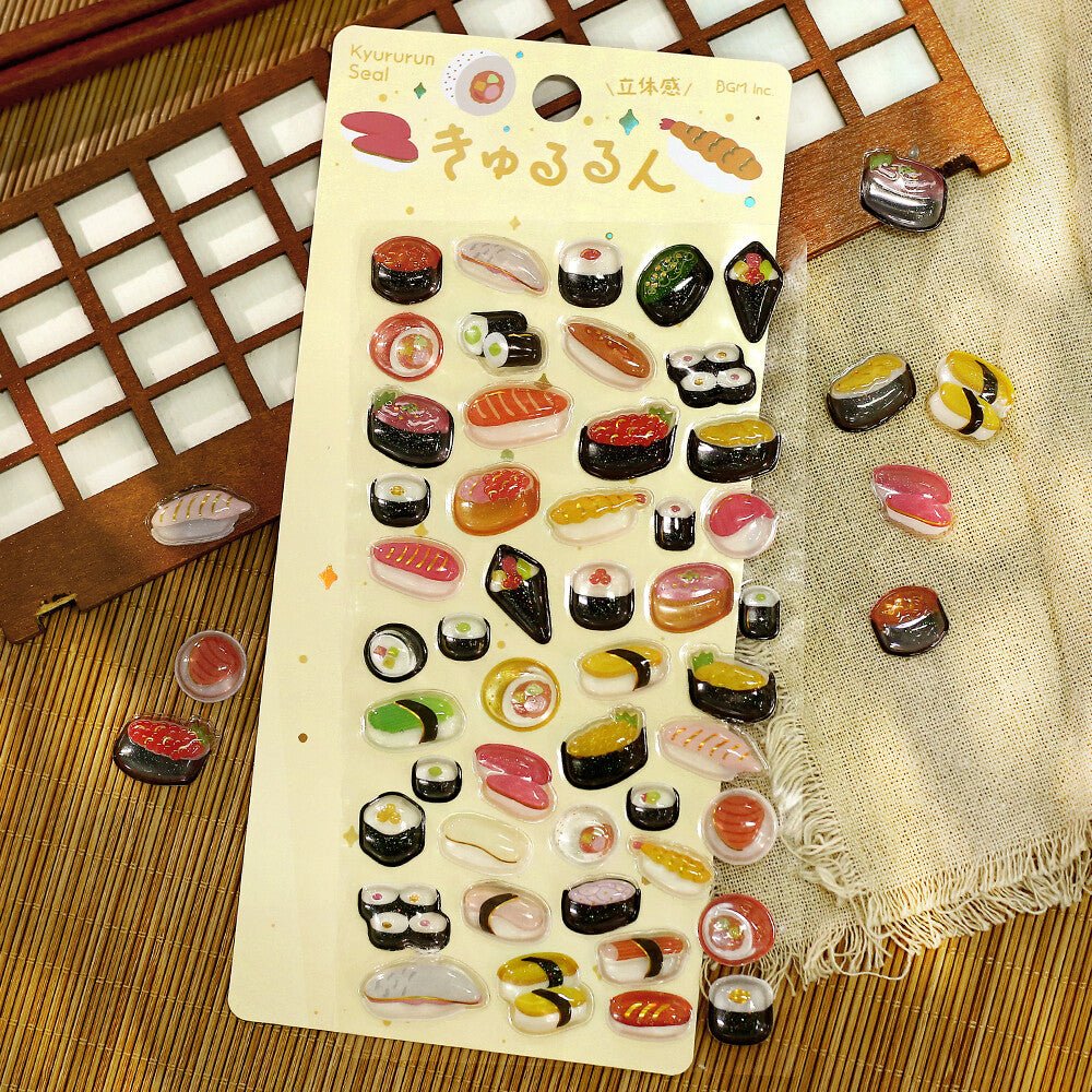 Kyururun 3D Stickers Vol. 2 / BGM - bungu