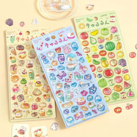 Kyururun 3D Stickers Vol. 3 / BGM - bungu