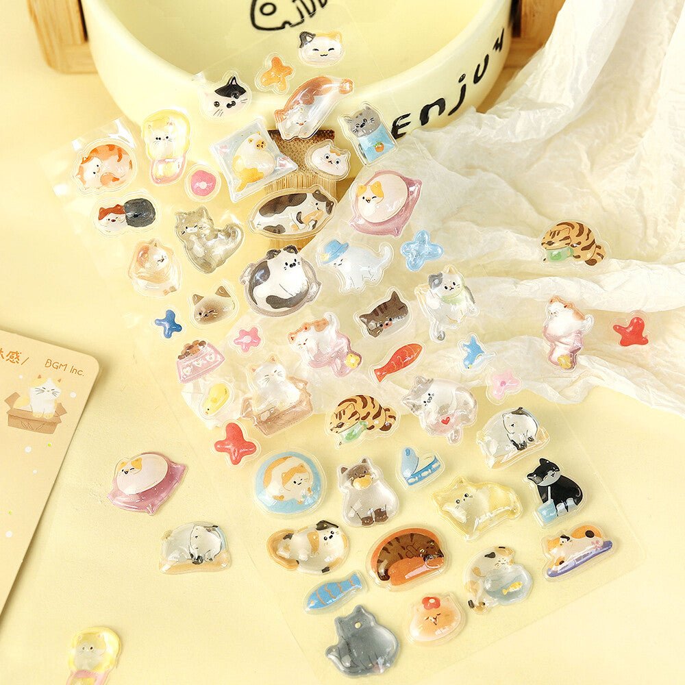 Kyururun 3D Stickers Vol. 4 / BGM - bungu