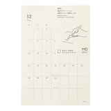 MD Diary Sticker 2027 Monthly Block / MD PRODUCT