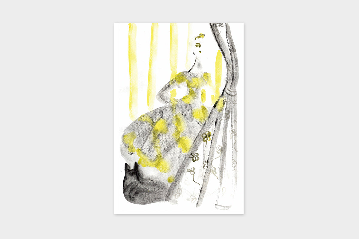 Art Touch Yukiko Moriyama Postcard / TOUCH & FLOW