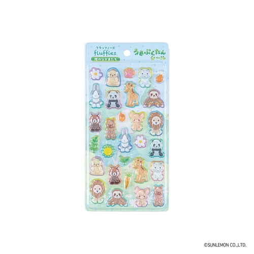 Urupukutan 3D Sticker Fluffies Collection / Nakabayashi