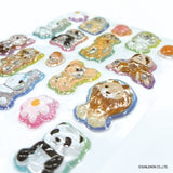 Urupukutan 3D Sticker Fluffies Collection / Nakabayashi