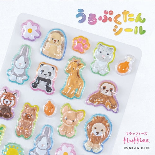 Urupukutan 3D Sticker Fluffies Collection / Nakabayashi