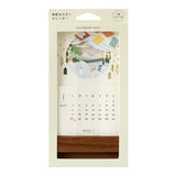 Seasons Peeping Desk Calendar 2027 / MIDORI