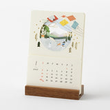 Seasons Peeping Desk Calendar 2027 / MIDORI