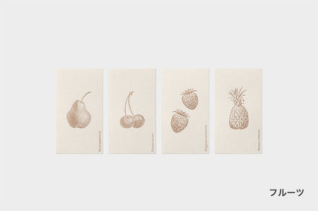 Letterpress Mini Message Cards / TOUCH & FLOW - bungu