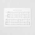 Letterpress Postcard / TOUCH & FLOW - bungu