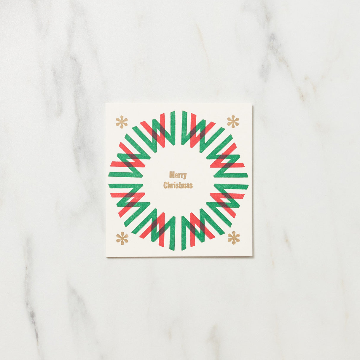 Letterpress Quarto - Bound Christmas Card / Letterpress Letters - bungu