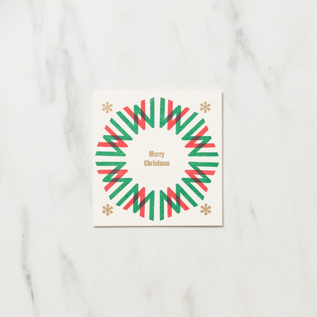 Letterpress Quarto - Bound Christmas Card / Letterpress Letters - bungu