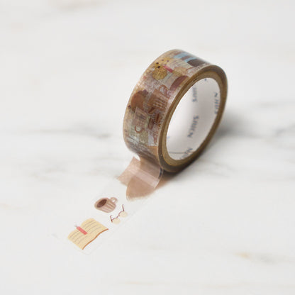 "Life" Series 15mm Clear Foil Masking Tape / SAIEN - bungu