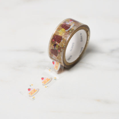 "Life" Series 15mm Clear Foil Masking Tape / SAIEN - bungu