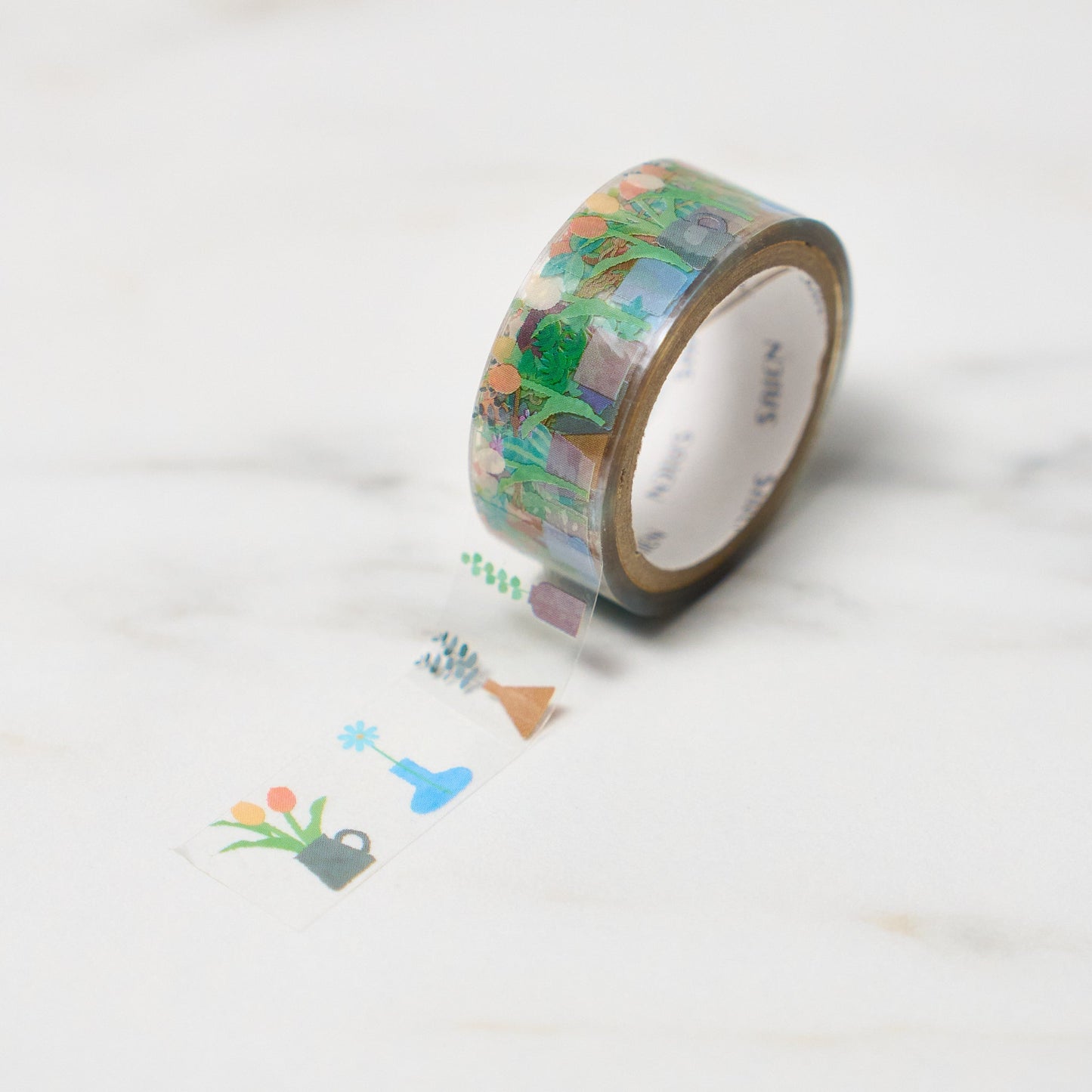 "Life" Series 15mm Clear Foil Masking Tape / SAIEN - bungu