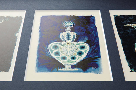 [Limited] Art Touch Kanae Kouno A3 Art Poster with Teak Frame / TOUCH & FLOW - bungu