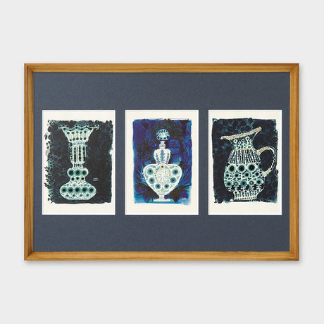 [Limited] Art Touch Kanae Kouno A3 Art Poster with Teak Frame / TOUCH & FLOW - bungu