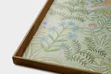[Limited] Art Touch Kazuko Furuta Art Poster with Teak Frame / TOUCH & FLOW - bungu
