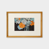 [Limited] Art Touch Yuko Kurihara A4 Art Poster with Teak Frame / TOUCH & FLOW - bungu