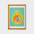 [Limited] Art Touch Yuko Kurihara A4 Art Poster with Teak Frame / TOUCH & FLOW - bungu