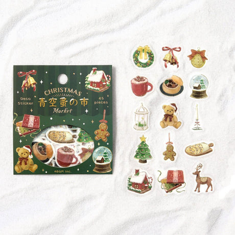 [Limited] BGM Foil Stamping Christmas 2025 Flake Stickers / Background Music - bungu