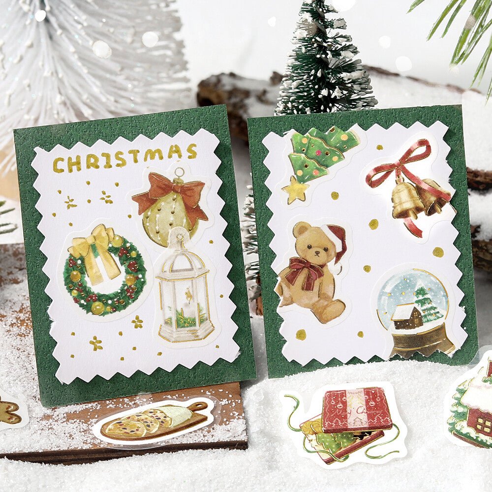 [Limited] BGM Foil Stamping Christmas 2025 Flake Stickers / Background Music - bungu
