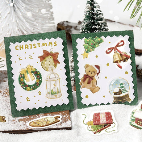 [Limited] BGM Foil Stamping Christmas 2025 Flake Stickers / Background Music - bungu