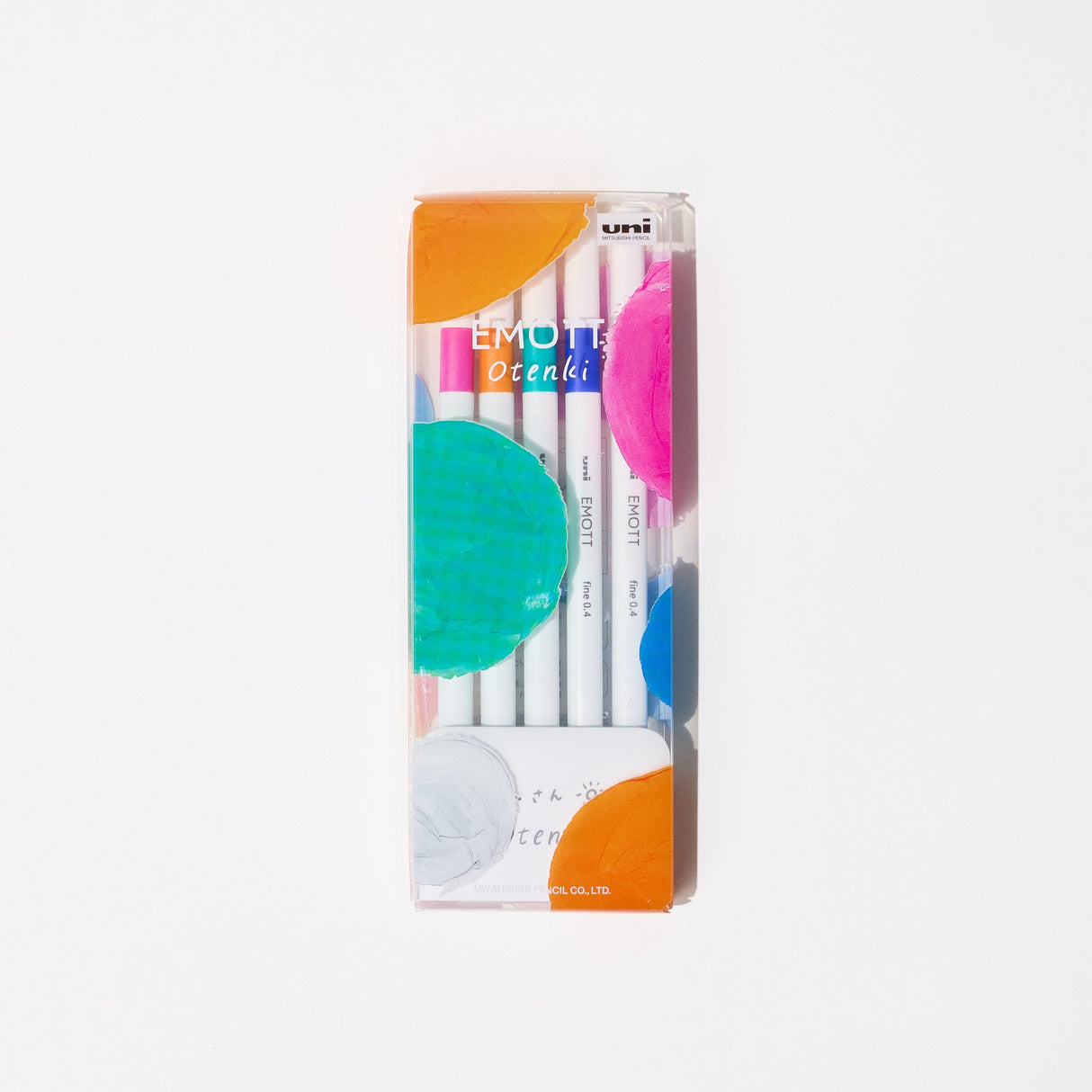 [Limited] Bungu Joshi Haku Festival Otenki EMOTT Markers 5 - Color Set / uni Mitsubishi Pencil - bungu