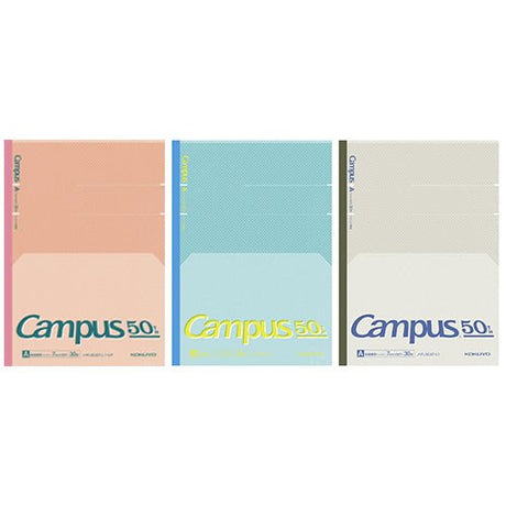 [Limited] Campus 50th Anniversary Flat Kimochii Notebook Semi B5 Size / KOKUYO - bungu