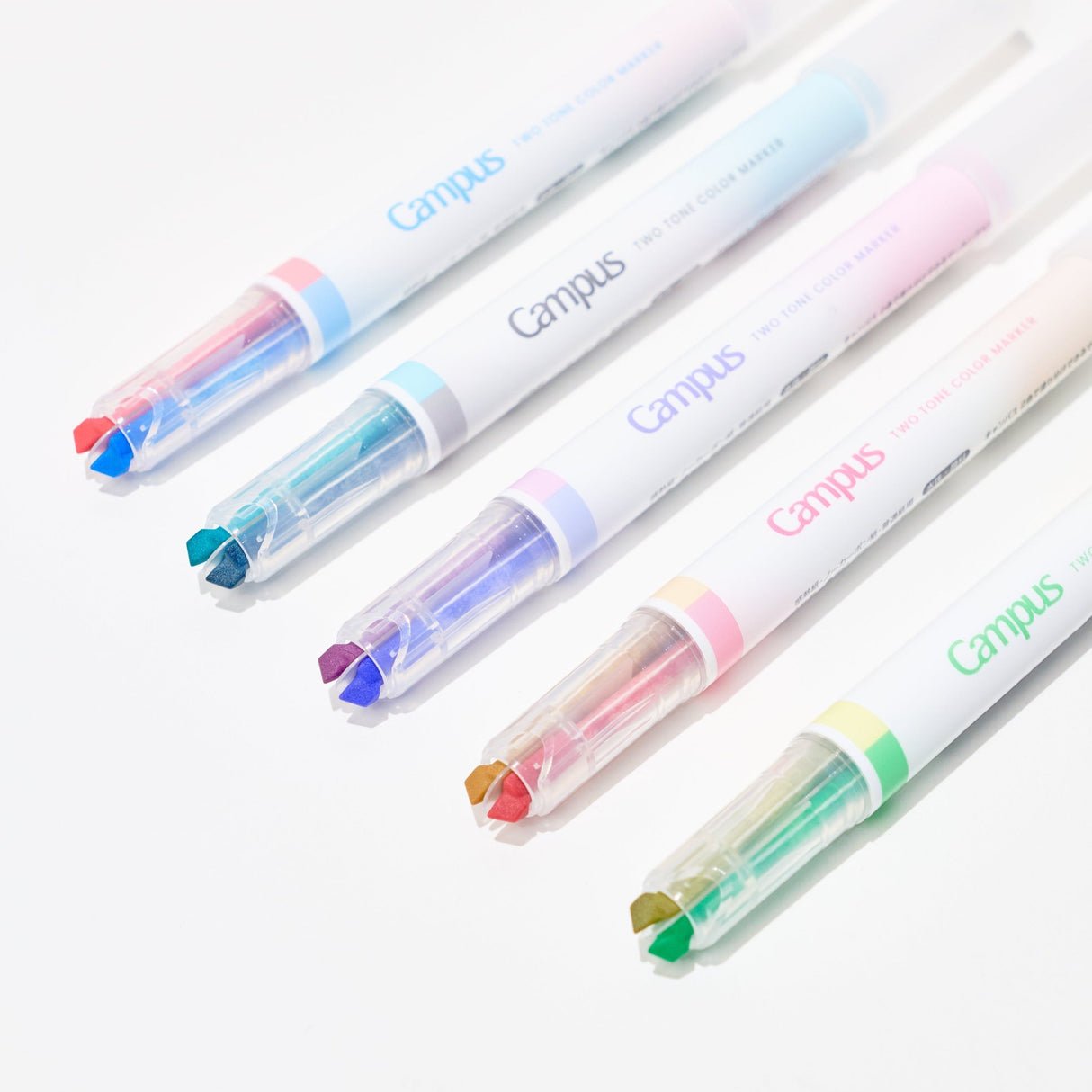 [Limited] Campus Dual Tone Highlighter Positive & Relaxing / KOKUYO - bungu