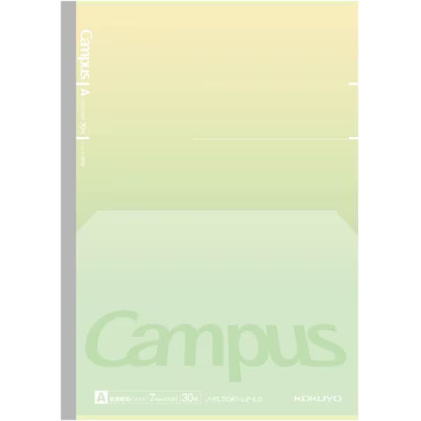 [Limited] Campus Flat Notebook Positive & Relax / KOKUYO - bungu