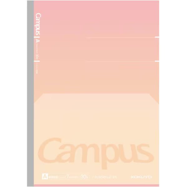 [Limited] Campus Flat Notebook Positive & Relax / KOKUYO - bungu
