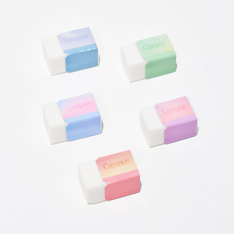 [Limited] Campus Mini Eraser Set Positive & Relaxing / KOKUYO - bungu