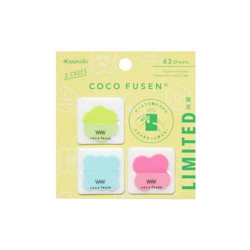 [Limited] Coco Fusen Katanuki Sticky Notes / Kanmido - bungu