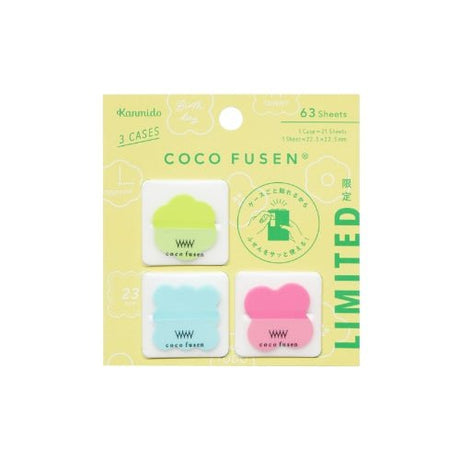 [Limited] Coco Fusen Katanuki Sticky Notes / Kanmido - bungu