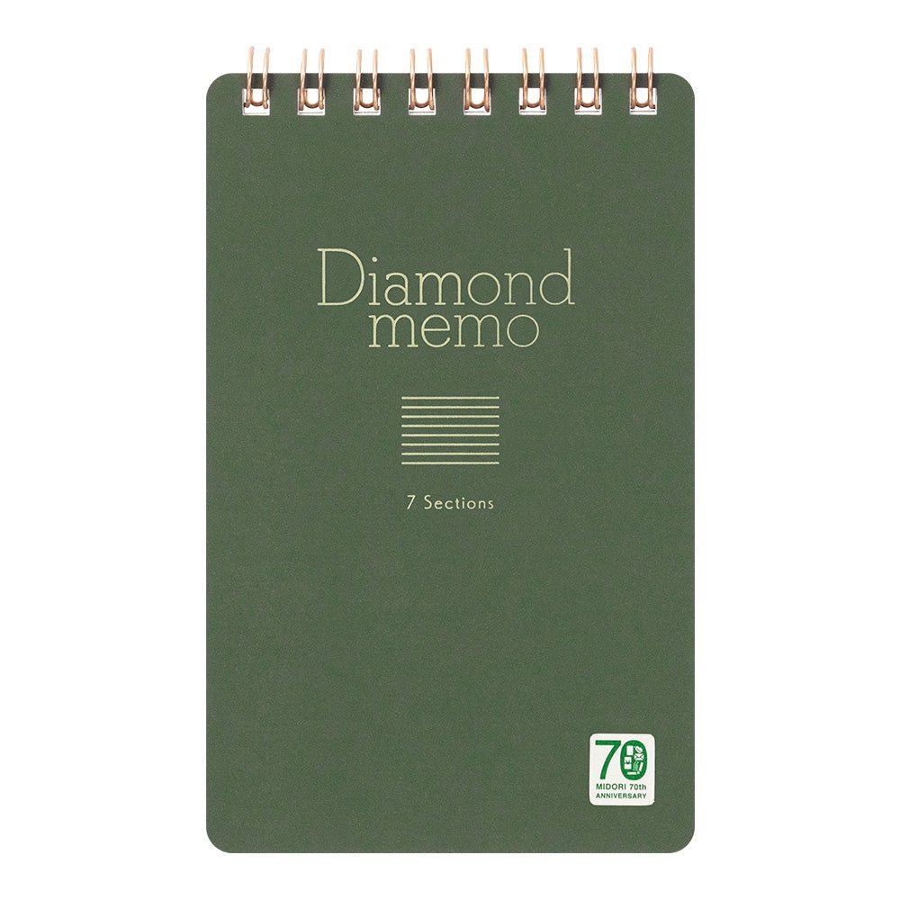 [Limited] Diamond Memo Pad Midori 70th Anniversary Color / Midori DESIGNPHIL - bungu