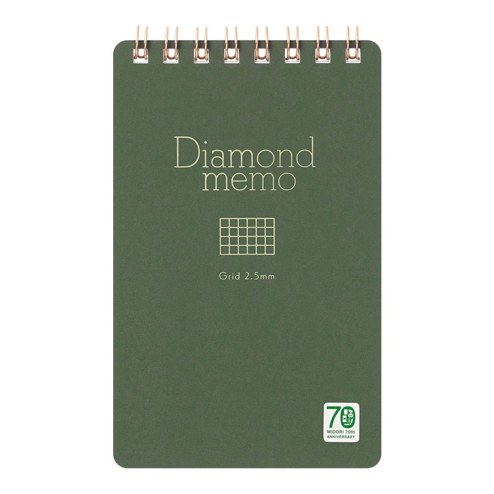 [Limited] Diamond Memo Pad Midori 70th Anniversary Color / Midori DESIGNPHIL - bungu