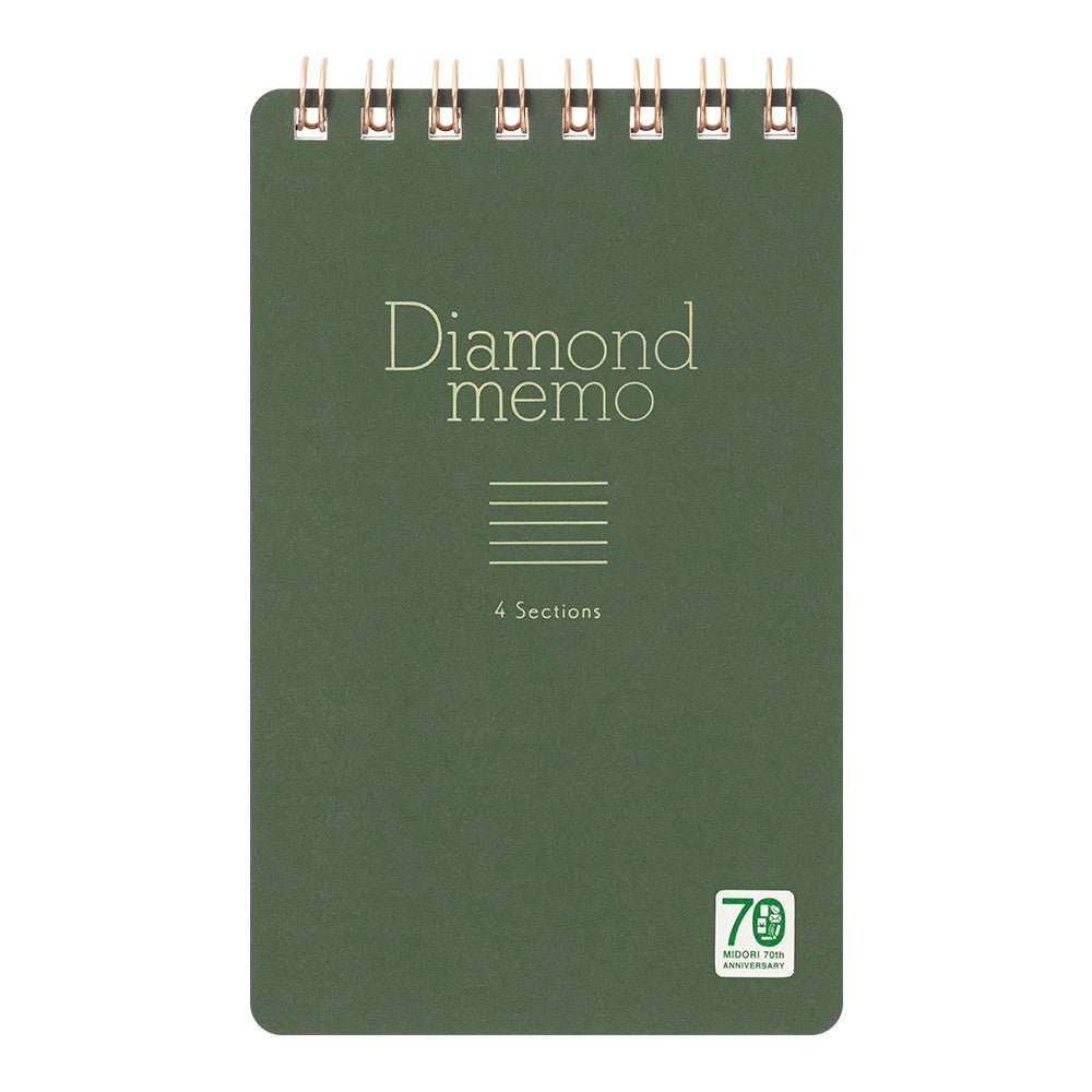 [Limited] Diamond Memo Pad Midori 70th Anniversary Color / Midori DESIGNPHIL - bungu