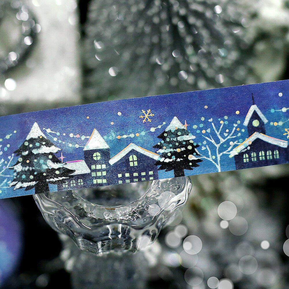 [Limited] Foil Masking Tape 2025 Christmas 20mm / BGM - bungu