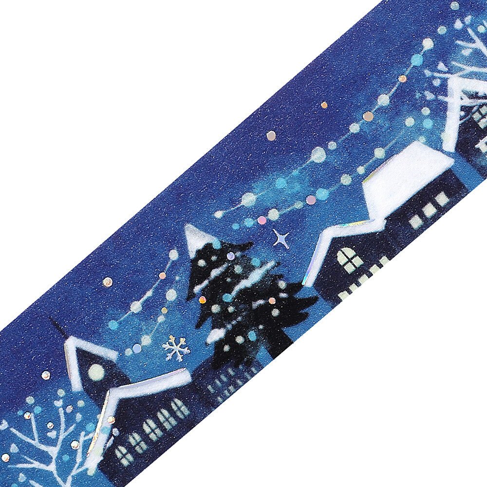 [Limited] Foil Masking Tape 2025 Christmas 20mm / BGM - bungu