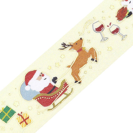 [Limited] Foil Masking Tape 2025 Christmas 20mm / BGM - bungu