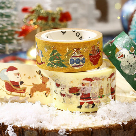 [Limited] Foil Masking Tape 2025 Christmas / BGM - bungu