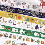[Limited] Foil Masking Tape 2025 Christmas / BGM - bungu