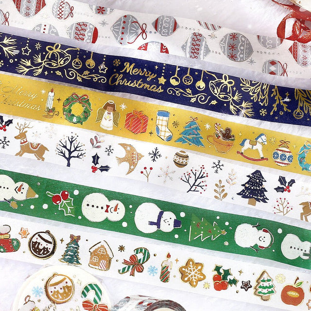 [Limited] Foil Masking Tape 2025 Christmas / BGM - bungu