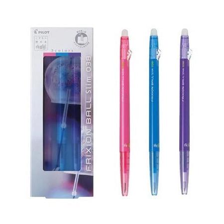 [Limited] Frixion Ball Slim Erasable Ballpoint Pen Summer 3 Color Set / Pilot - bungu