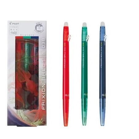 [Limited] Frixion Ball Slim Erasable Ballpoint Pen Summer 3 Color Set / Pilot - bungu