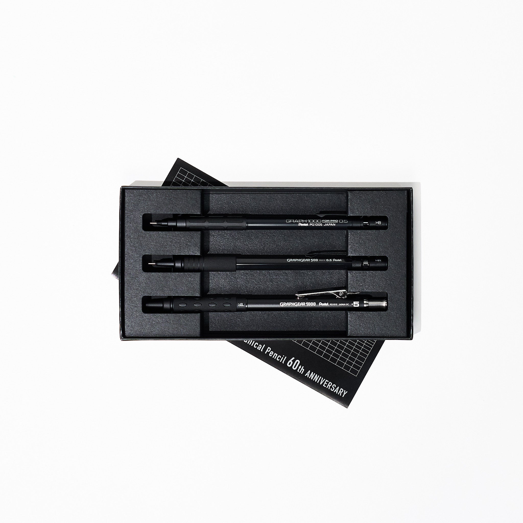 Limited] Graph Mechanical Pencil 60th Anniversary 3-Piece Set