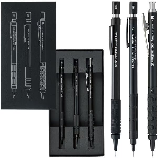 [Limited] Mechanical Pencil 60th Anniversary 3 - Piece Set / Pentel - bungu