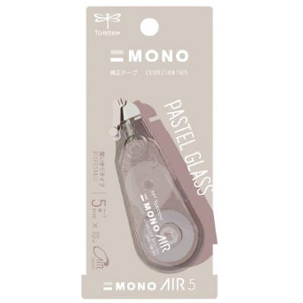 [Limited] MONO AIR 5 Correction Tape Pastel Glass Color / Tombow - bungu