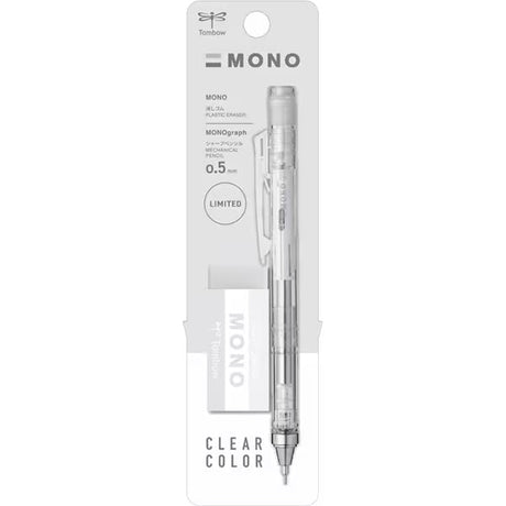 [Limited] Mono Graph Clear Mechanical Pencil & Eraser Set / Tombow - bungu