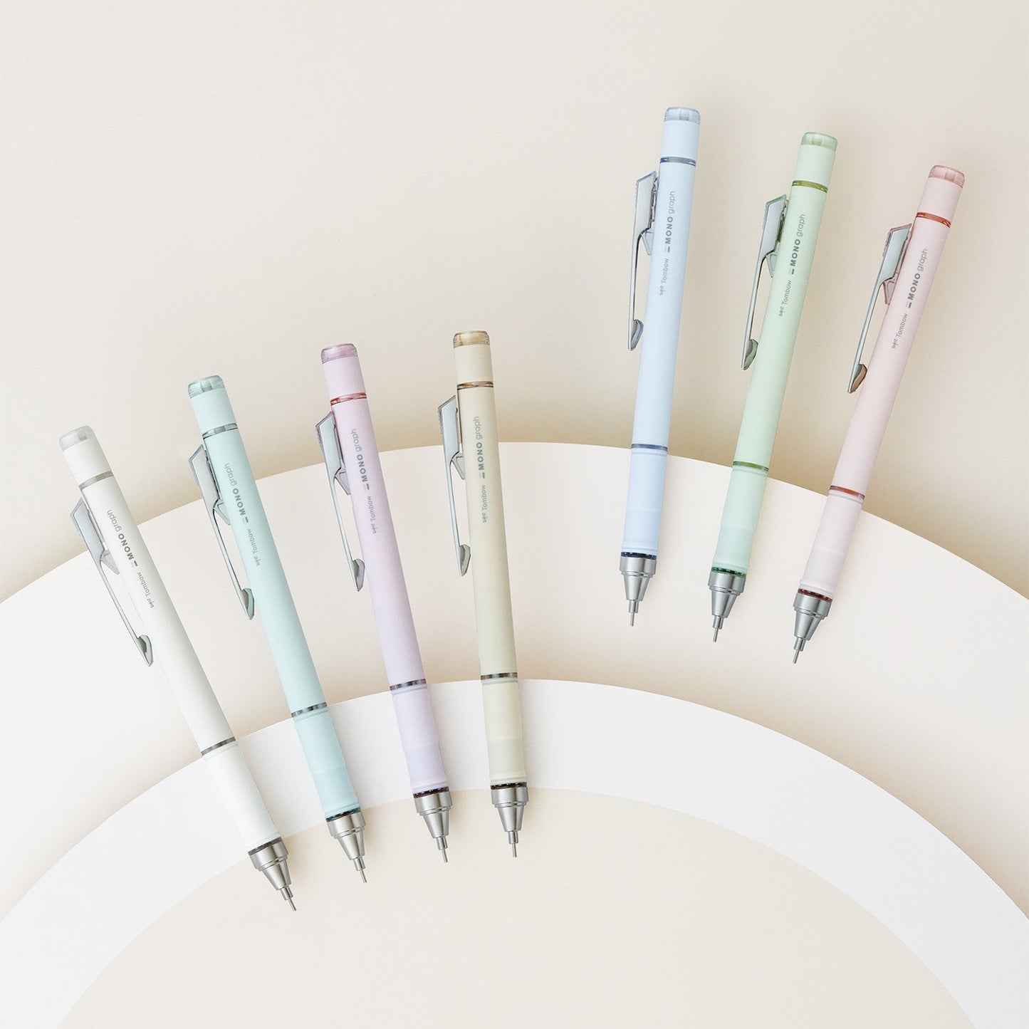 [Limited] Mono Graph Grip Mechanical Pencil Pale Tone / Tombow - bungu