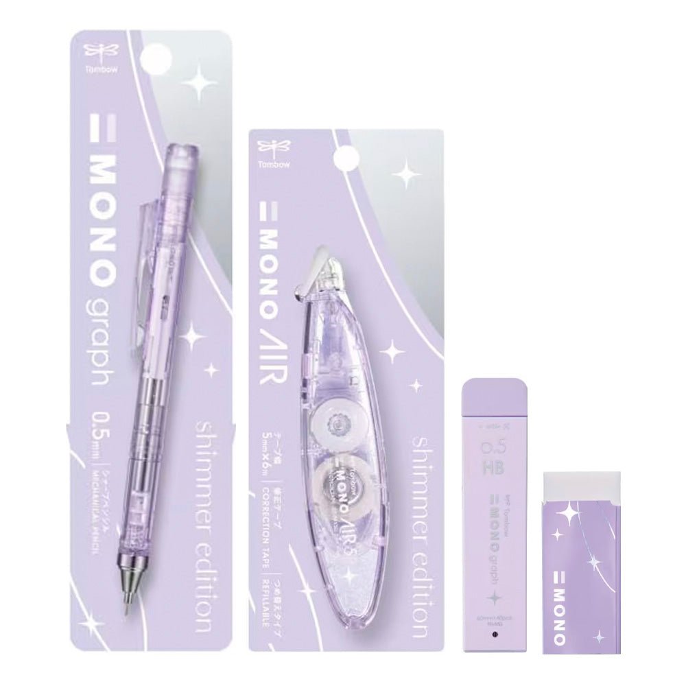 [Limited] MONO Shimmer Edition Lilac Color Set / Tombow - bungu